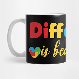 Autism it's a different ability Funny Gift Autism Awarness Mug